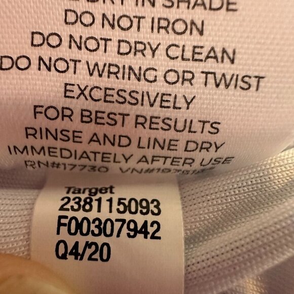 Shade & Shore Light Lift Bandeau Bikini Top Blue White Stripe Women 34C Nautical - Picture 12 of 16